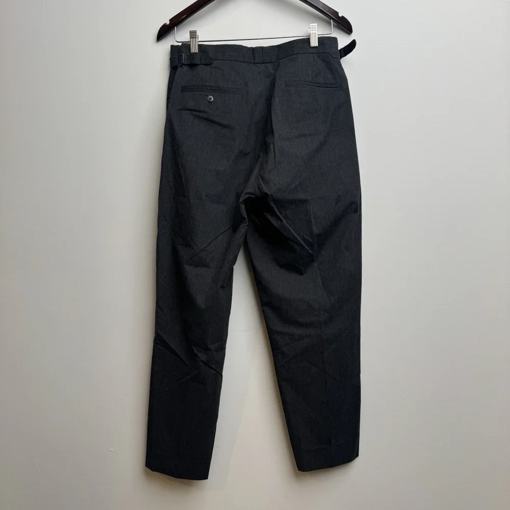 VTG Polo Ralph Lauren Dress Pants Men's 31x30 Gray Side Tab Adjusters
